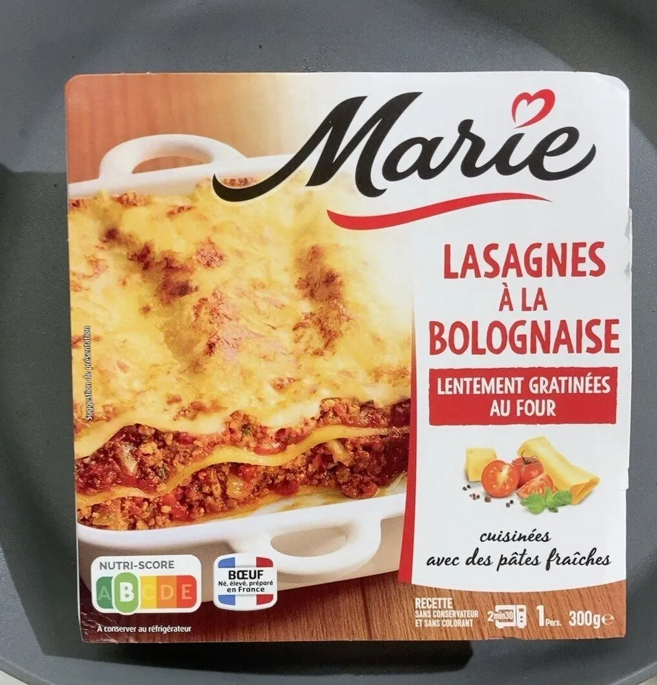 Lasagnes à la bolognaise