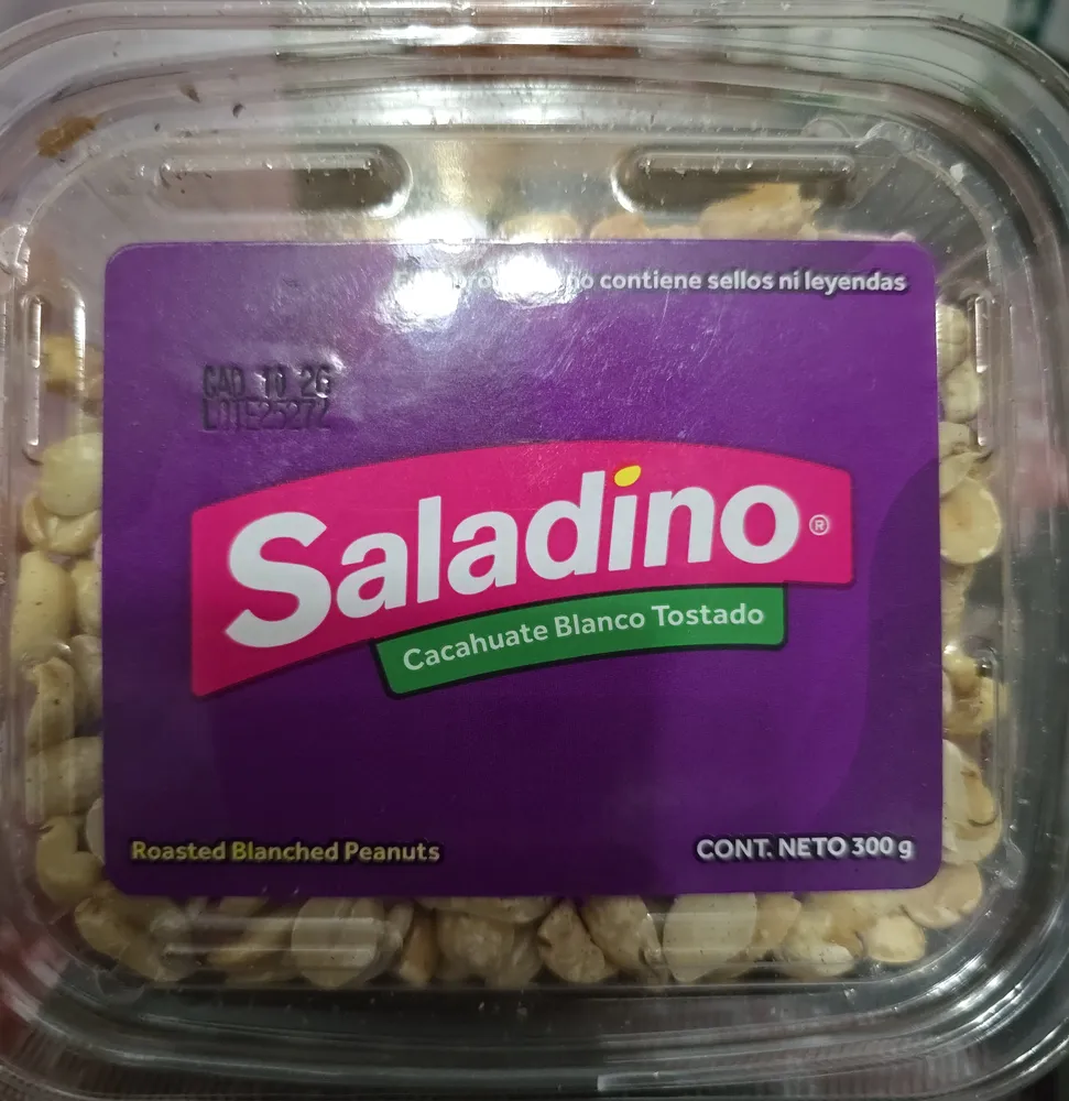 Cacahuate Blanco Tostado