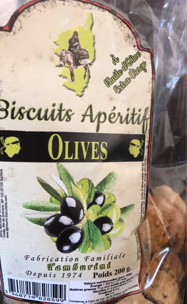 Biscuits Aperitif "Olives"