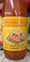 Sweet chilli sauce spring roll
