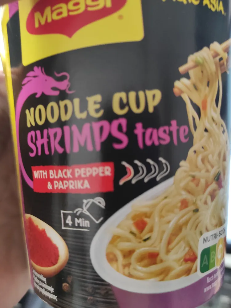 Magic Asia Noodle Cup Shrimp taste