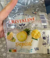 Eau de source jus de fruit