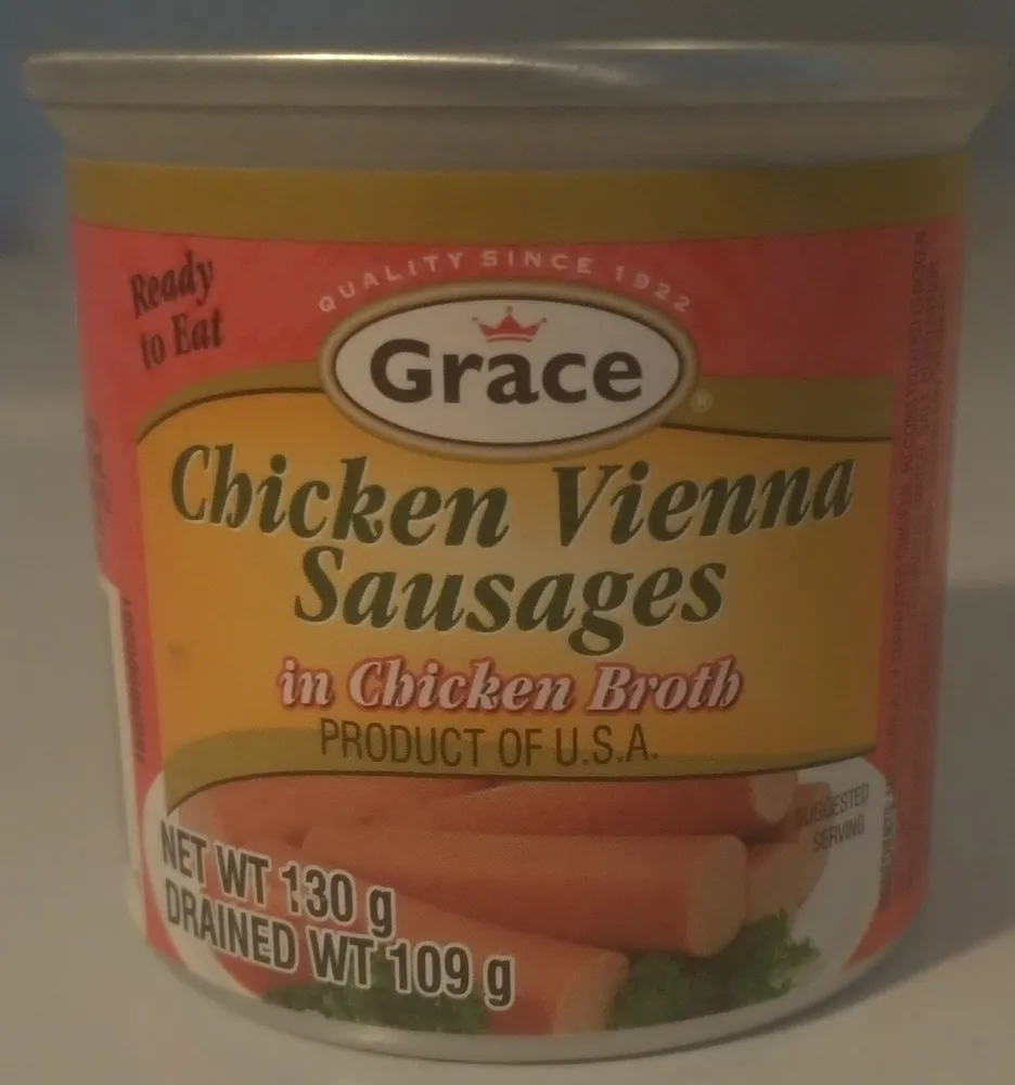 Chicken Vienna Sausages in Chicken Broth