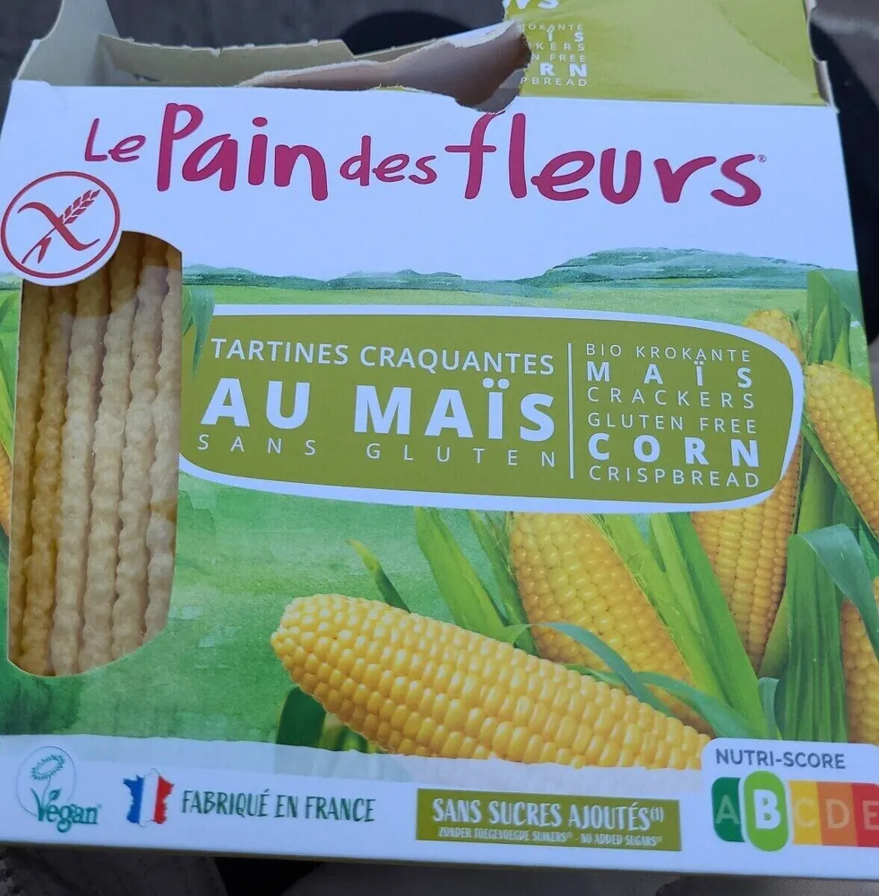 Tartines craquantes au maïs