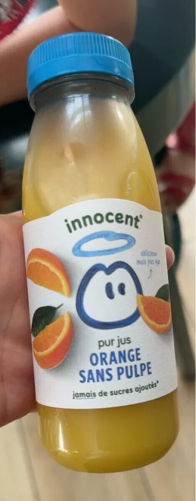 Pur jus orange sans pulpe