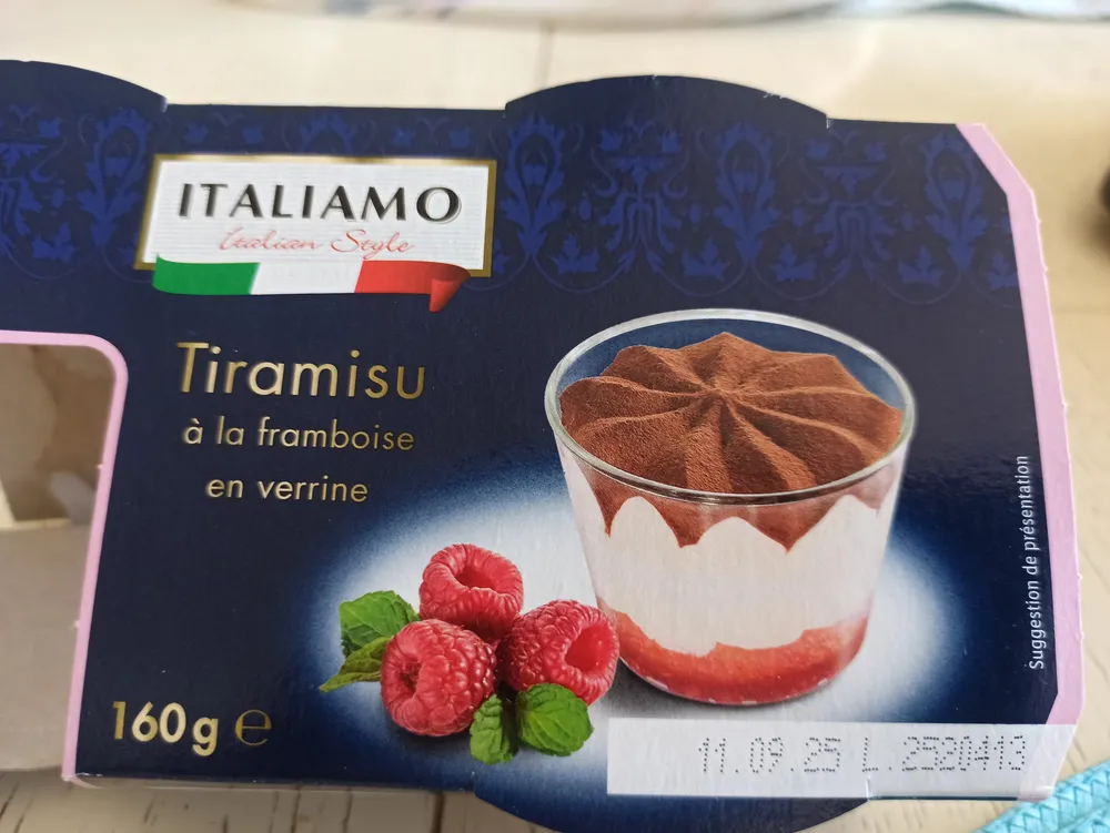 Tiramisu à la framboise
