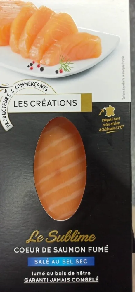 Coeur de saumon fumé