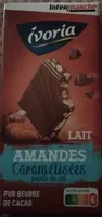 Chocolat lait amandes caraméliées pointe de sel