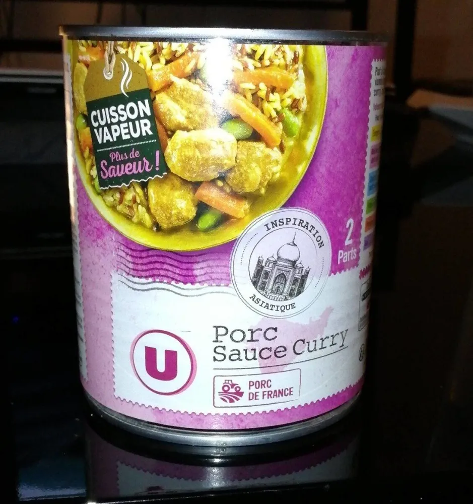 Porc sauce curry