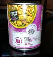 Porc sauce curry