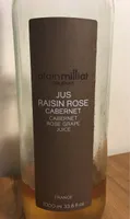Jus de raisin rose