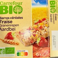 Barres céréales Fraise