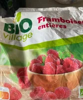 Framboises entières surgelées