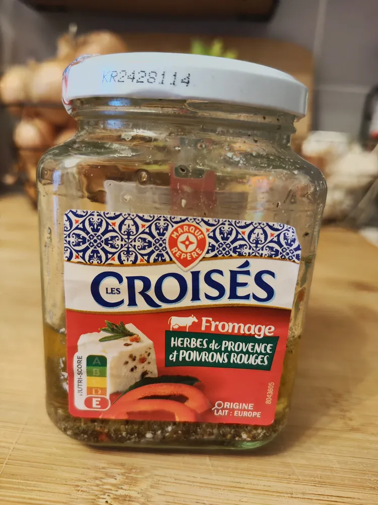 Fromage Herbes de Provence et poivrons rouges