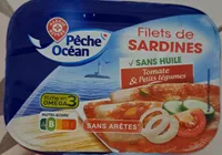 Filets de sardines Tomate & Petits légumes