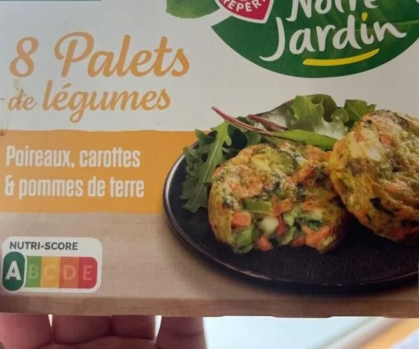 Palets de légumes