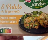 Palets de légumes
