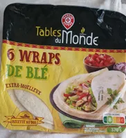 6 Wraps de blé extra-moelleux