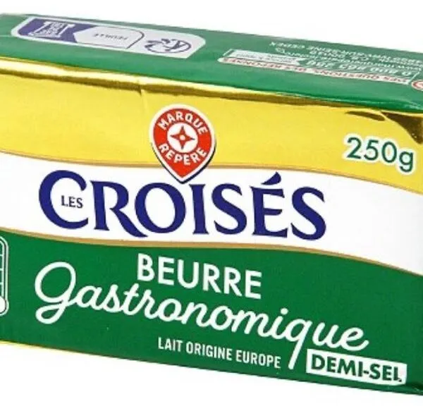 Les croisés beurre gastronomique demi-sel