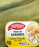 Filets de sardine Citron Basilic sans huile