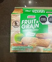 Barra d cereal manzana canela