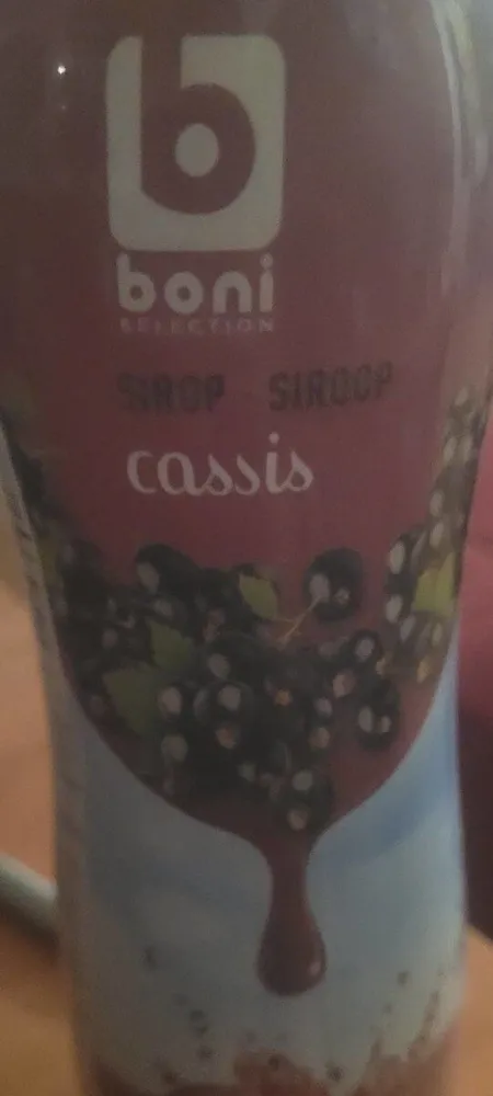 sirop de cassis