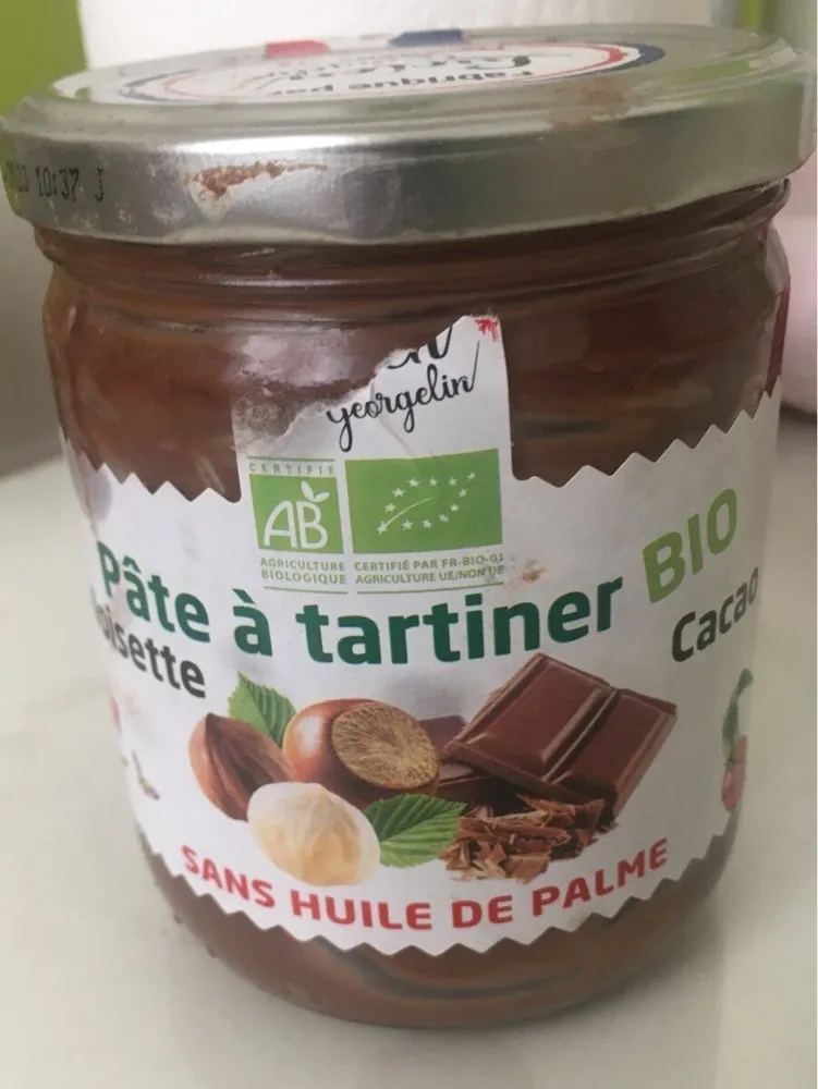 Pâte à tartiner bio
