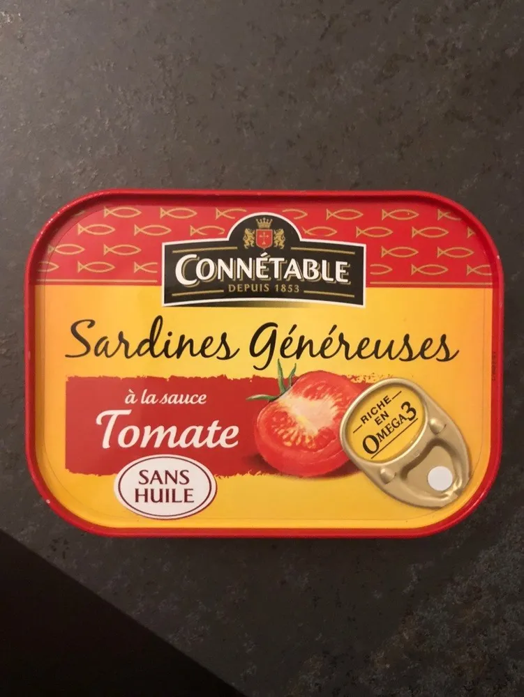 Sardines genereuses a la sauce tomates
