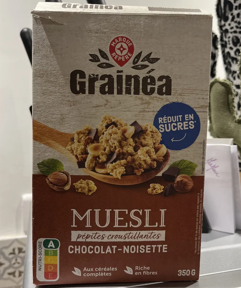 Muesli pépites croustillantes chocolat-noisette