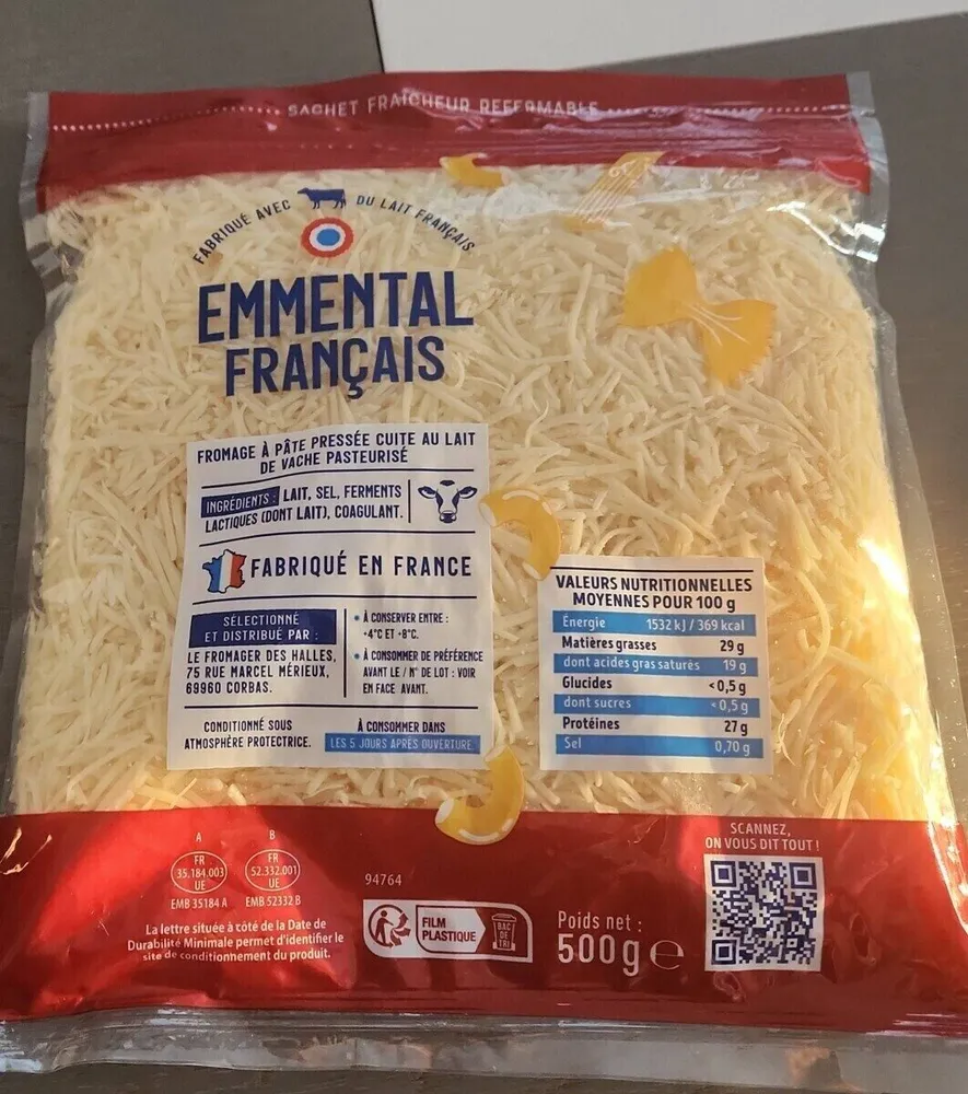 Râpé emmental français
