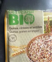 Quinoa céréales et lentilles bio carrefour