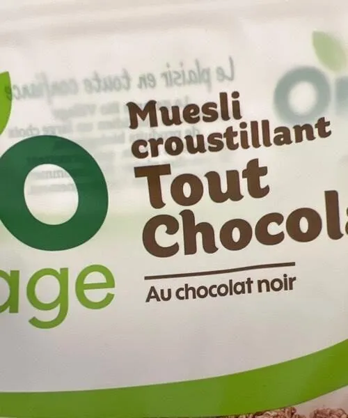 Muesli croustillant tout chocolat