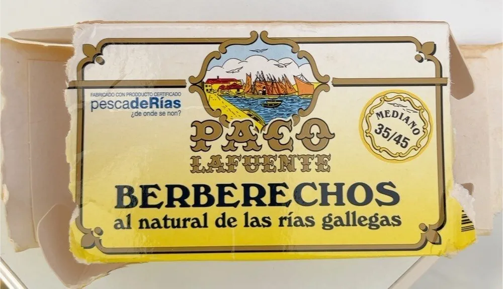 Berberechos paco lafuente