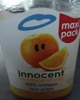 100% oranges sans pulpe