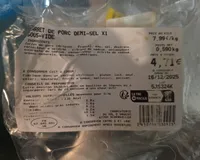 Jarret de porc demi-sel