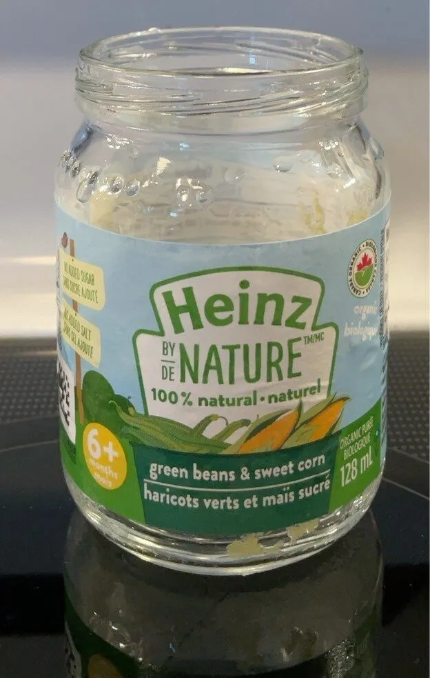 Purée haricots verts et maïs sucré