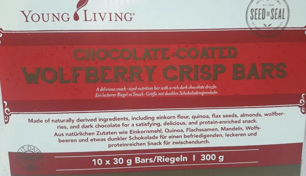 Wolfberry crisp bars