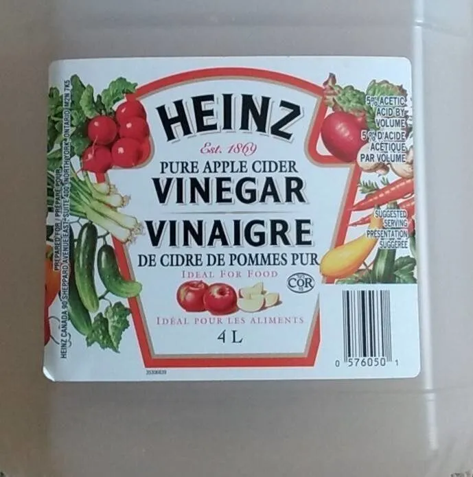 Pure apple cider vinegar
