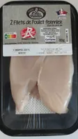 2 filets de poulet blanc fermier élevé en plein air