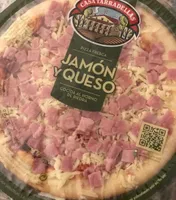 Pizza jamon y queso