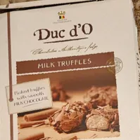 Truffes au chocolat au lait