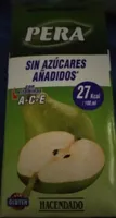 Pera sin azúcares añadidos
