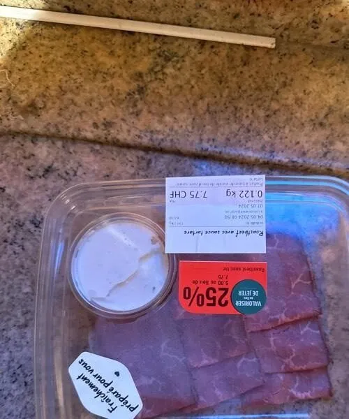 Roasbeef   Avec sauce tartare
