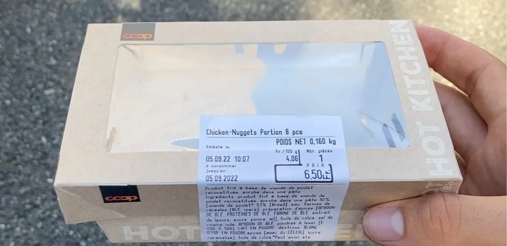 Chicken nuggets portiln 8pce