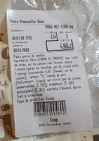 Pizza Prosciutto