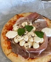 Pizza mini jambon cru