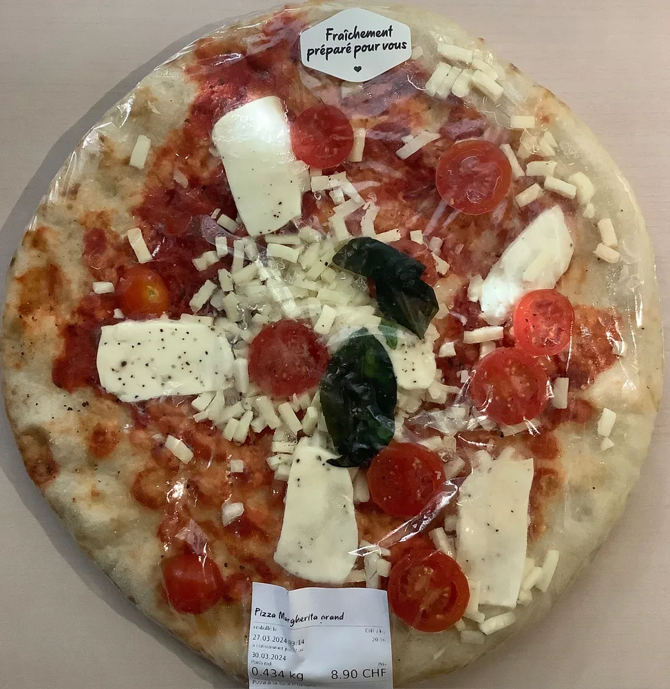 Pizza Margherita grande