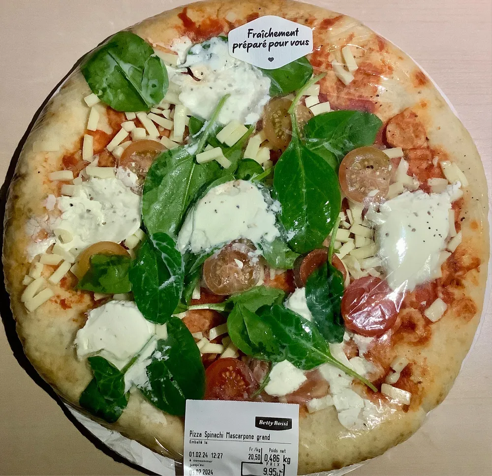 Pizza Épinards Mascarpone