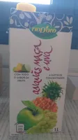 Zumo piña, uva y manzana