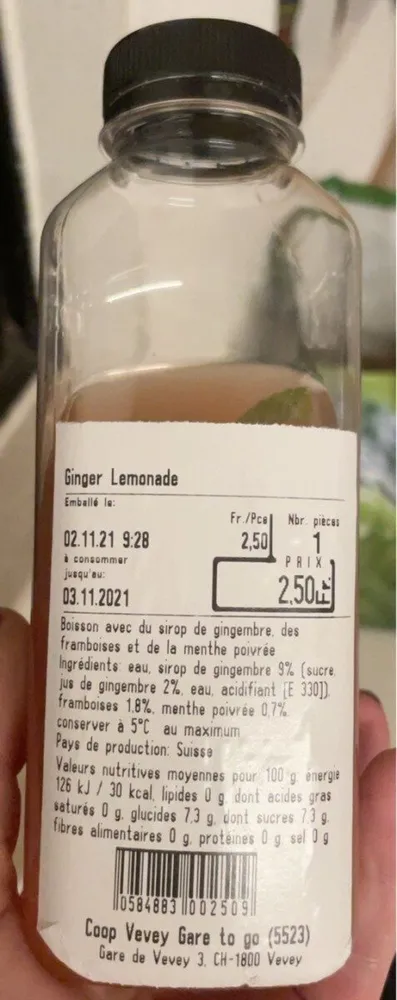 Ginger lemonade